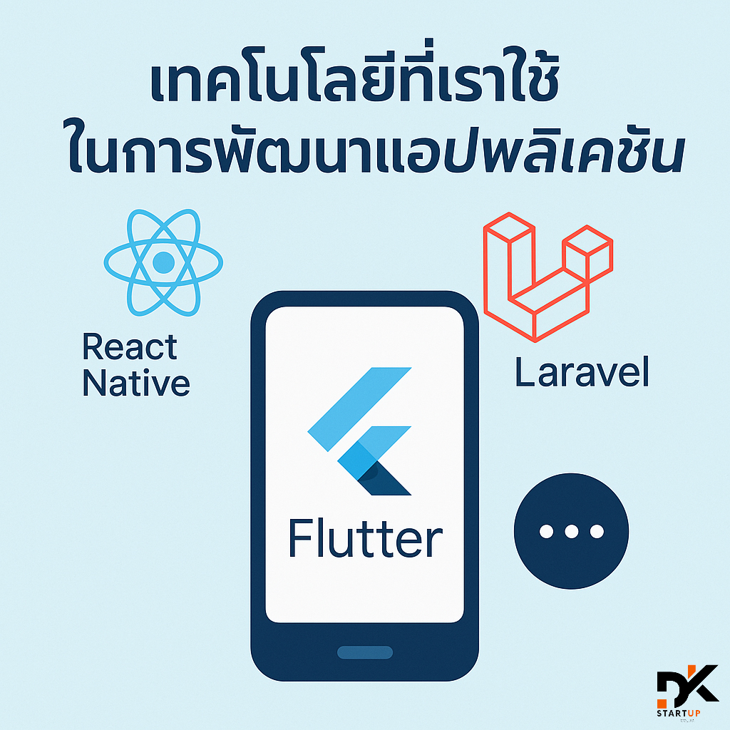 เทคโนโลยีที่เราใช้ในแอพเขาหลัก