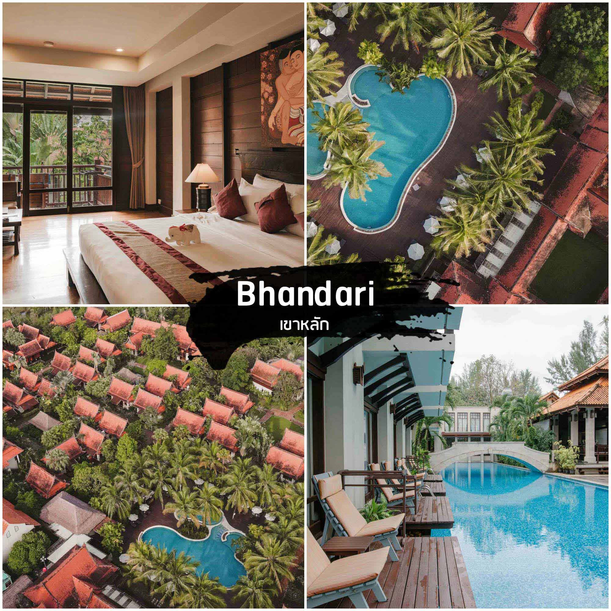 Khaolak Bhandari ที่พักเขาหลัก สุดสวยแต่งทรงไทย ใกล้หาดนางทองทรายสีดำ สไตล์สุดสวยไม่เหมือนใคร พังงา